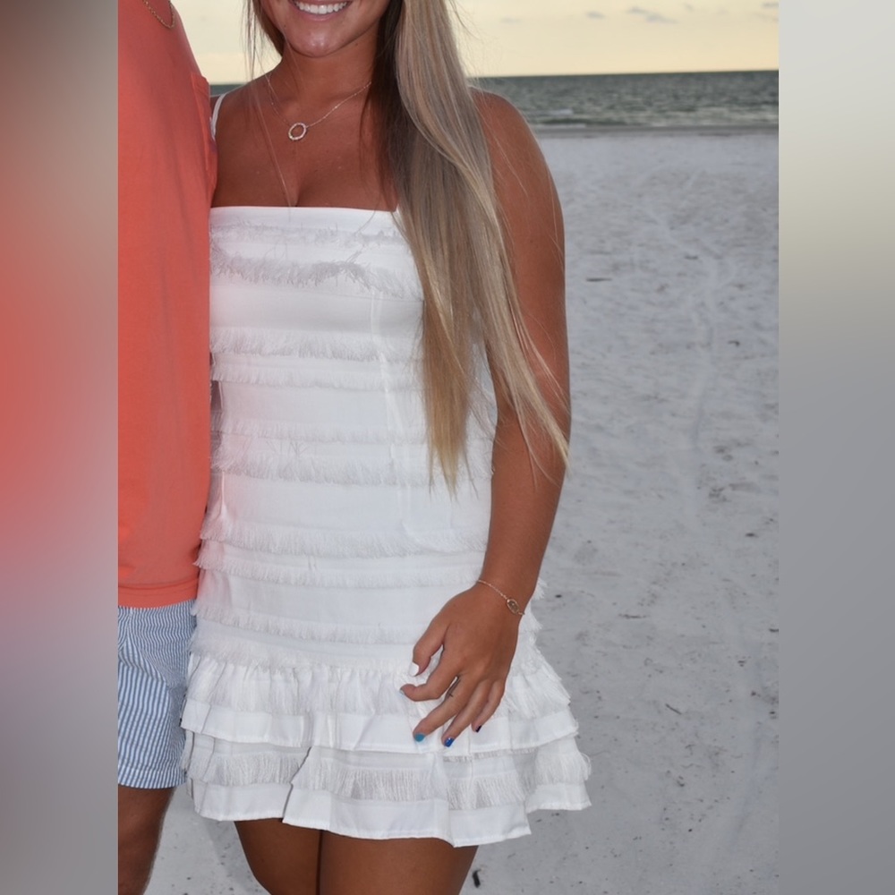 Princess Polly white mini dress